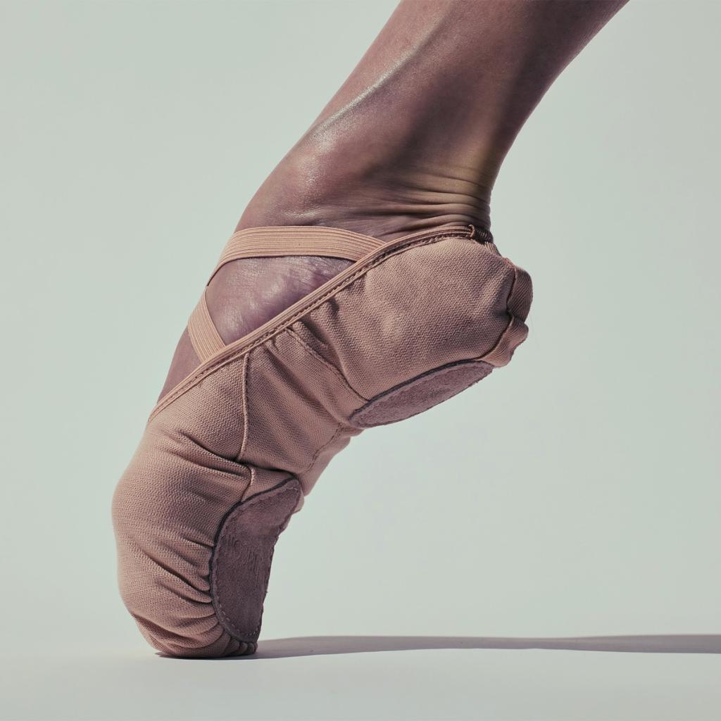 スプリット クロスゴムバレエシューズ 20.0-26.5cm【Chacott