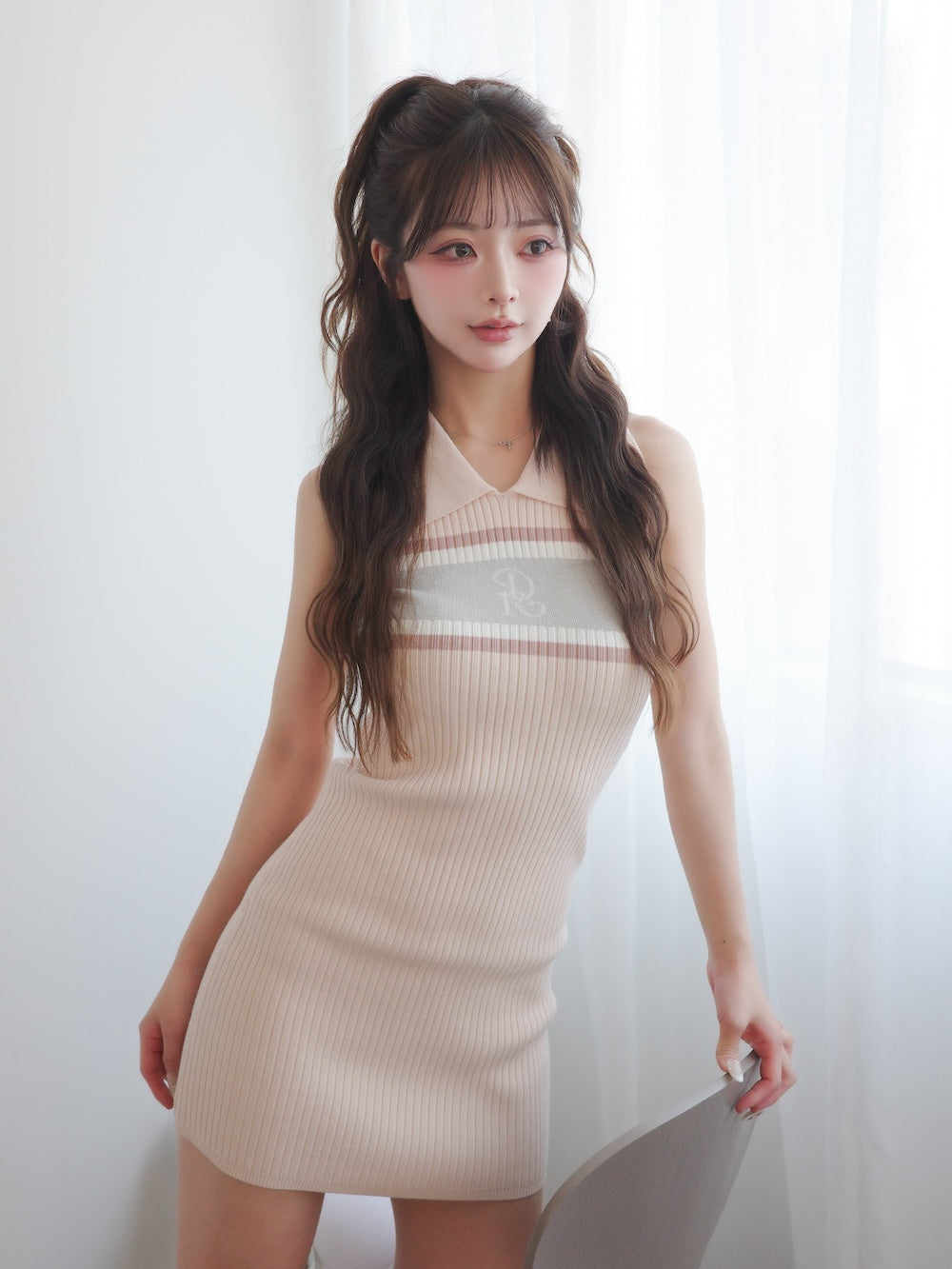 ロゴアメスリニットミニワンピース – Darich (ダーリッチ)