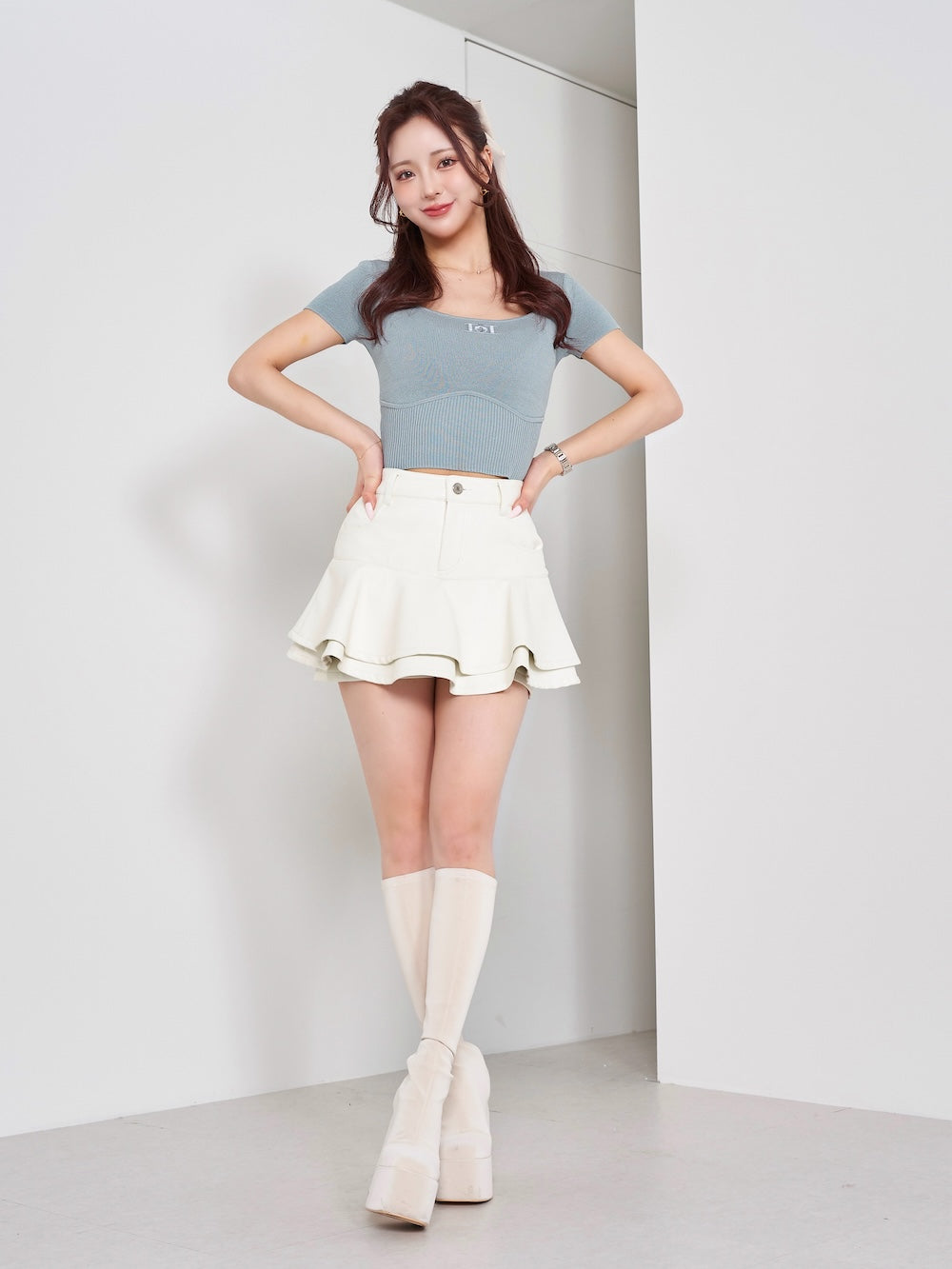 フリルレザーショートパンツ – Darich (ダーリッチ)