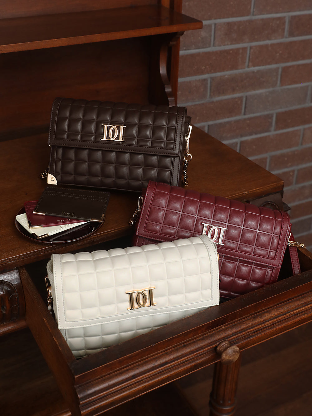 チョコレートキルトバッグ＆レザーカードケース – Darich (ダーリッチ)