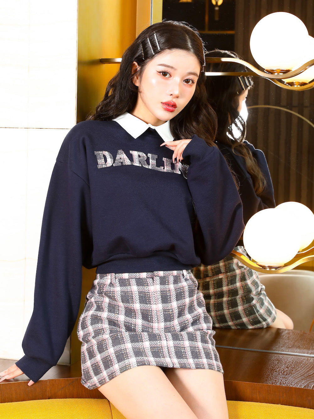 チェックツイードミニスカート – Darich (ダーリッチ)