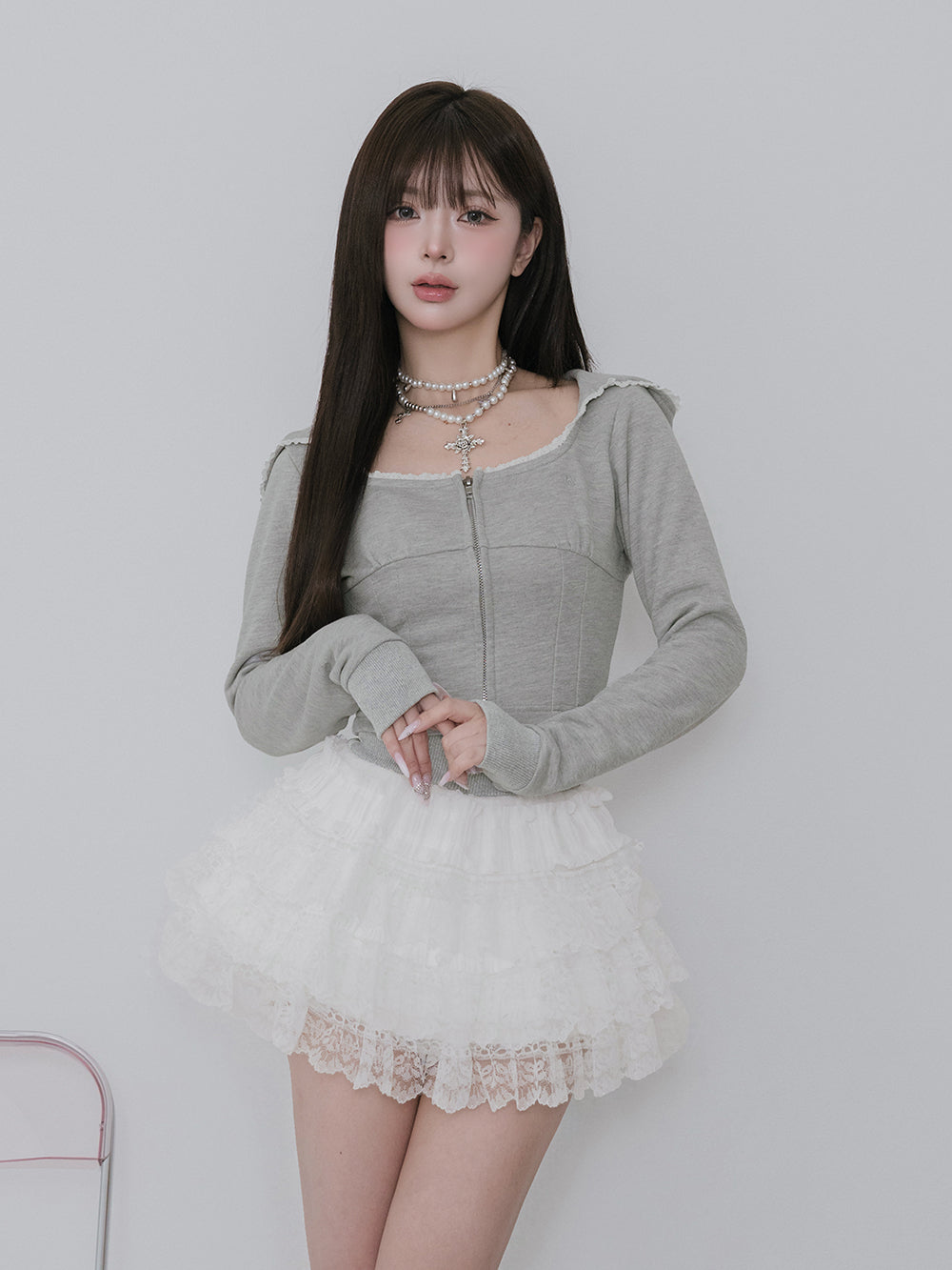 レースドッキングスウェットスカートセットアップ – Darich (ダーリッチ)