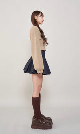 デニムカーブフレアミニスカート – Darich (ダーリッチ)