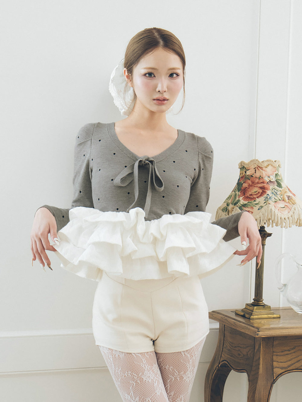 ボリュームフレアニットチュニック – Darich (ダーリッチ)