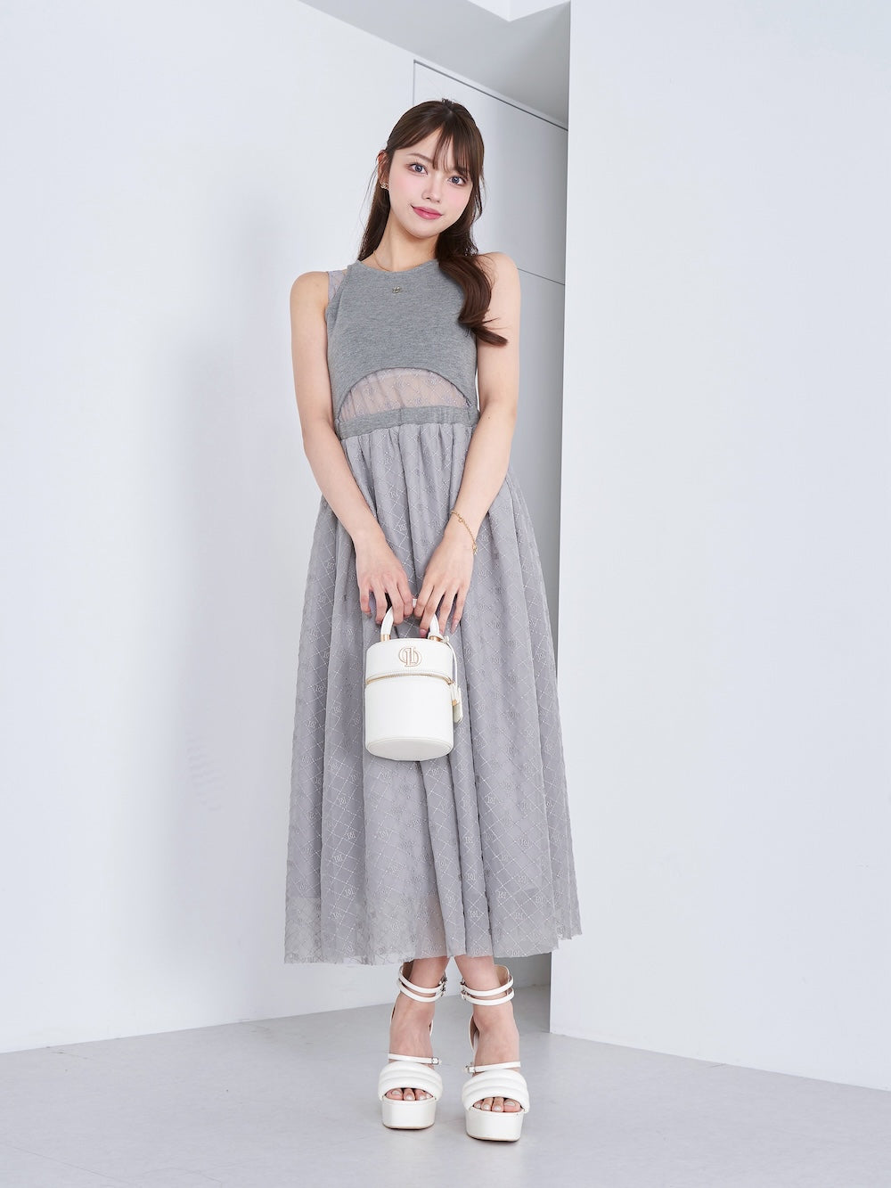 ロゴレースロングワンピース – Darich (ダーリッチ)