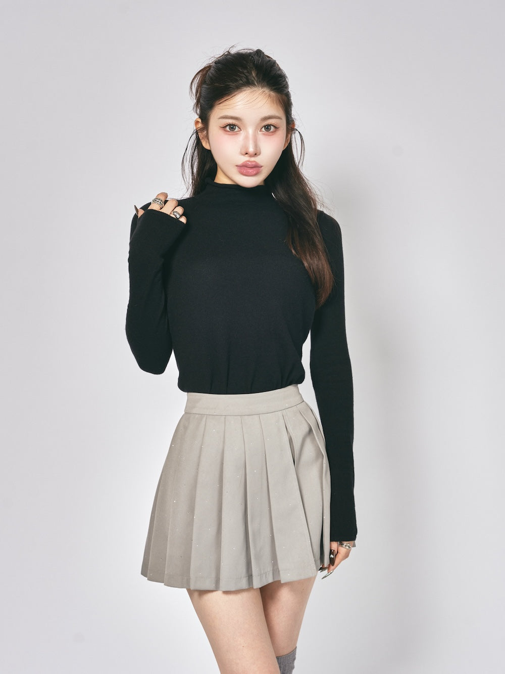 Darich レーススイッチングロングスカート レーススイッチングロング