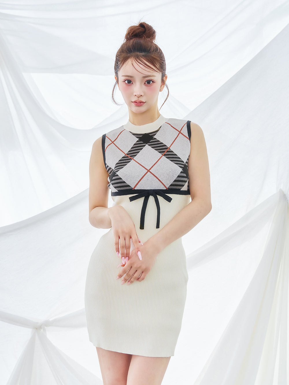 ボリュームシフォンミニワンピース – Darich (ダーリッチ)