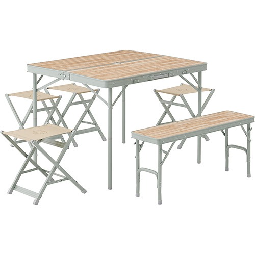 LOGOS Life ベンチテーブルセット6 LOGOS ロゴスのレンタル | LOGOS