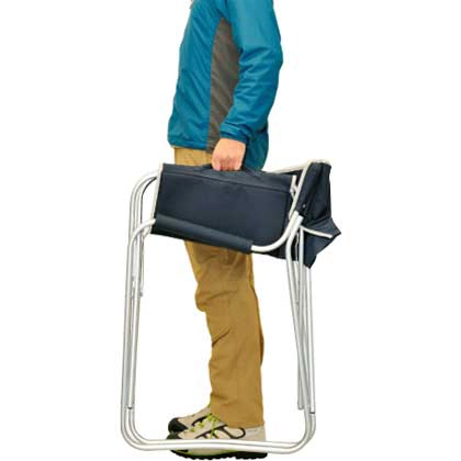 フォールディング フィールドチェア ブルーブラック mont-bell