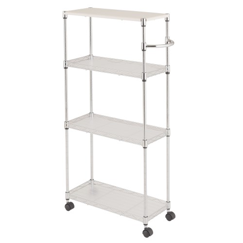 スペースラック4段20W PPシート付 EP452090-4 ドウシシャ パイプワゴン