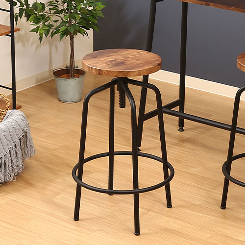 バースツール ラウンド ナビア 14655 不二貿易 パーソナルチェア