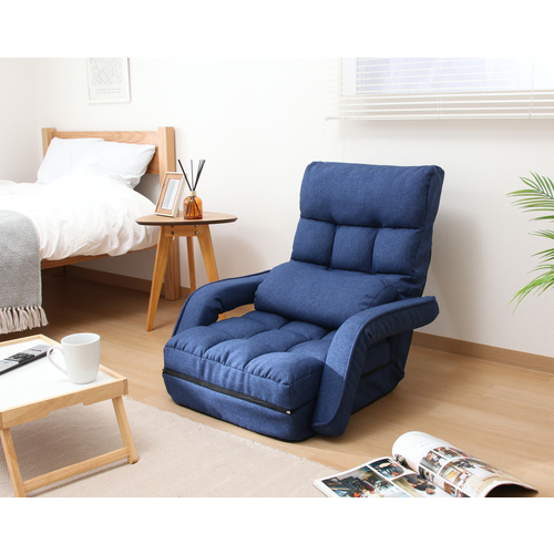 4WAY座椅子 60285 不二貿易 機能付き座椅子 ネイビー | ホームセンター