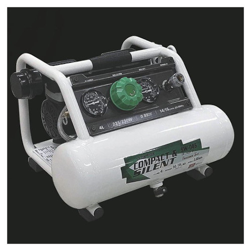 オイルレス エアコンプレッサー清音タイプSW-045 SW-L04SPF-01 SK11