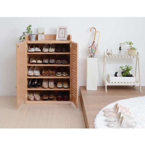 シューズラック 下駄箱 靴箱 ワイド 幅60cm 大容量 SGT-0101-NA JK