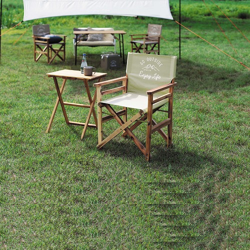 モンテ FDディレクターチェア(カーキ) UP-1012 CAPTAIN STAG レジャー