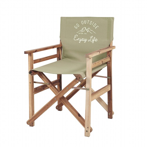 モンテ FDディレクターチェア(カーキ) UP-1012 CAPTAIN STAG レジャー