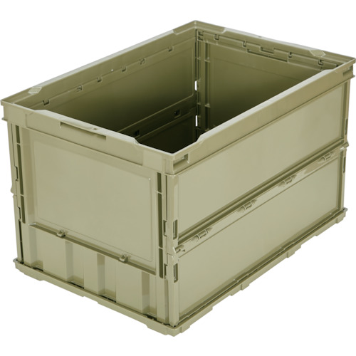 オリコン 薄型折りたたみコンテナ 50L OD色 TRO50BOD TRUSCO