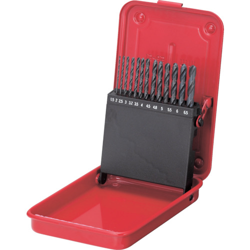 鉄工用 ハイスドリルセット（スチールケース25本入） SET25 三菱