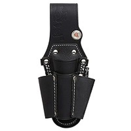 黒革ペンチ2段・ドライバー差し GK-2DPD 極匠 工具差し