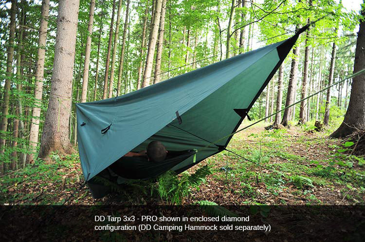DD Tarp 3x3 PRO – DD Hammocks