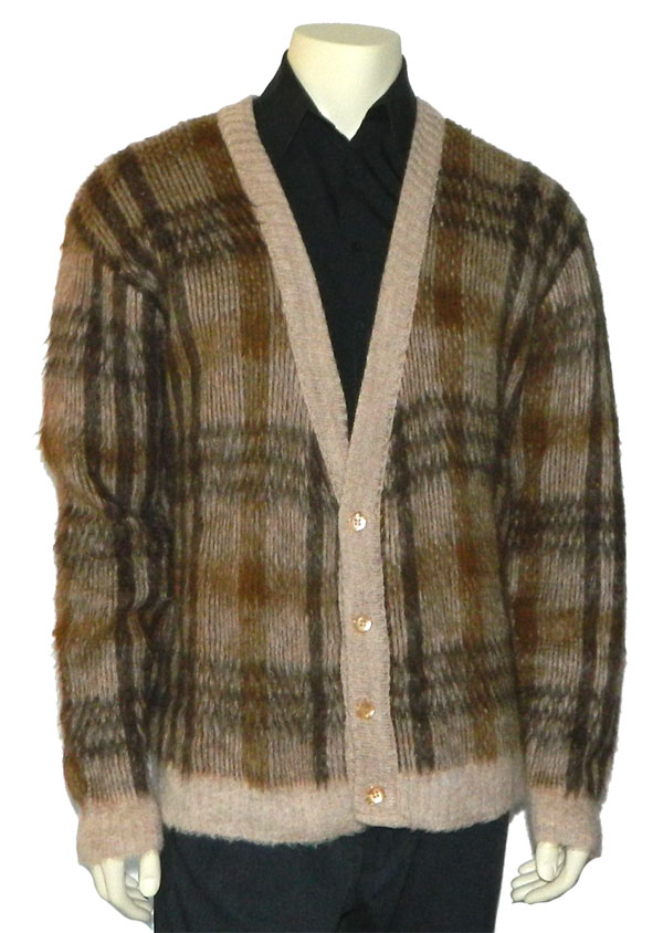 1960s mohair cardigan sweater
