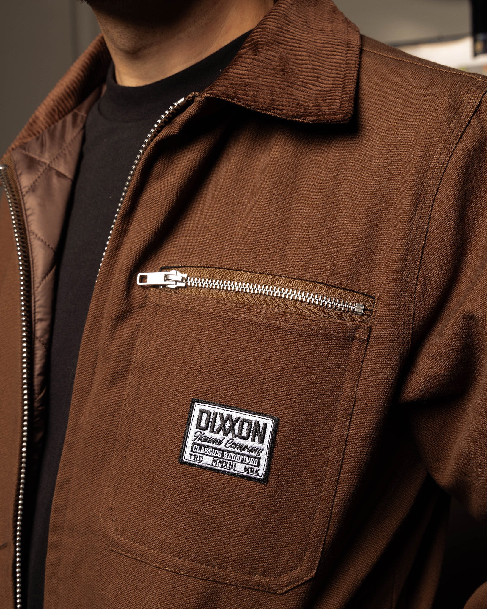 Dixxon Brown Work Jacket: Shop Durable Canvas Style