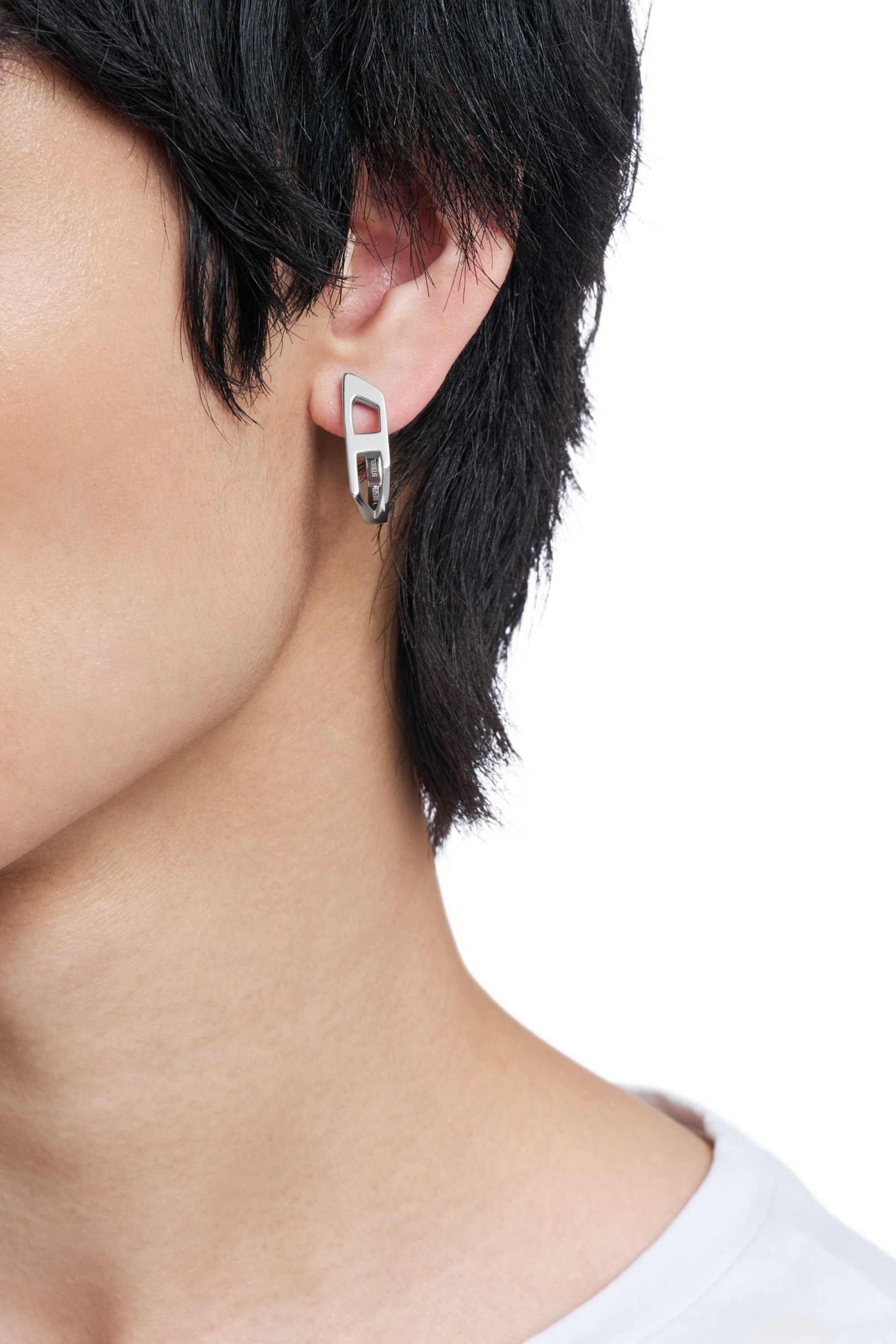 DX1637040 JEWELLERY ピアス（片耳用）｜シルバー｜ウィメンズ｜DIESEL