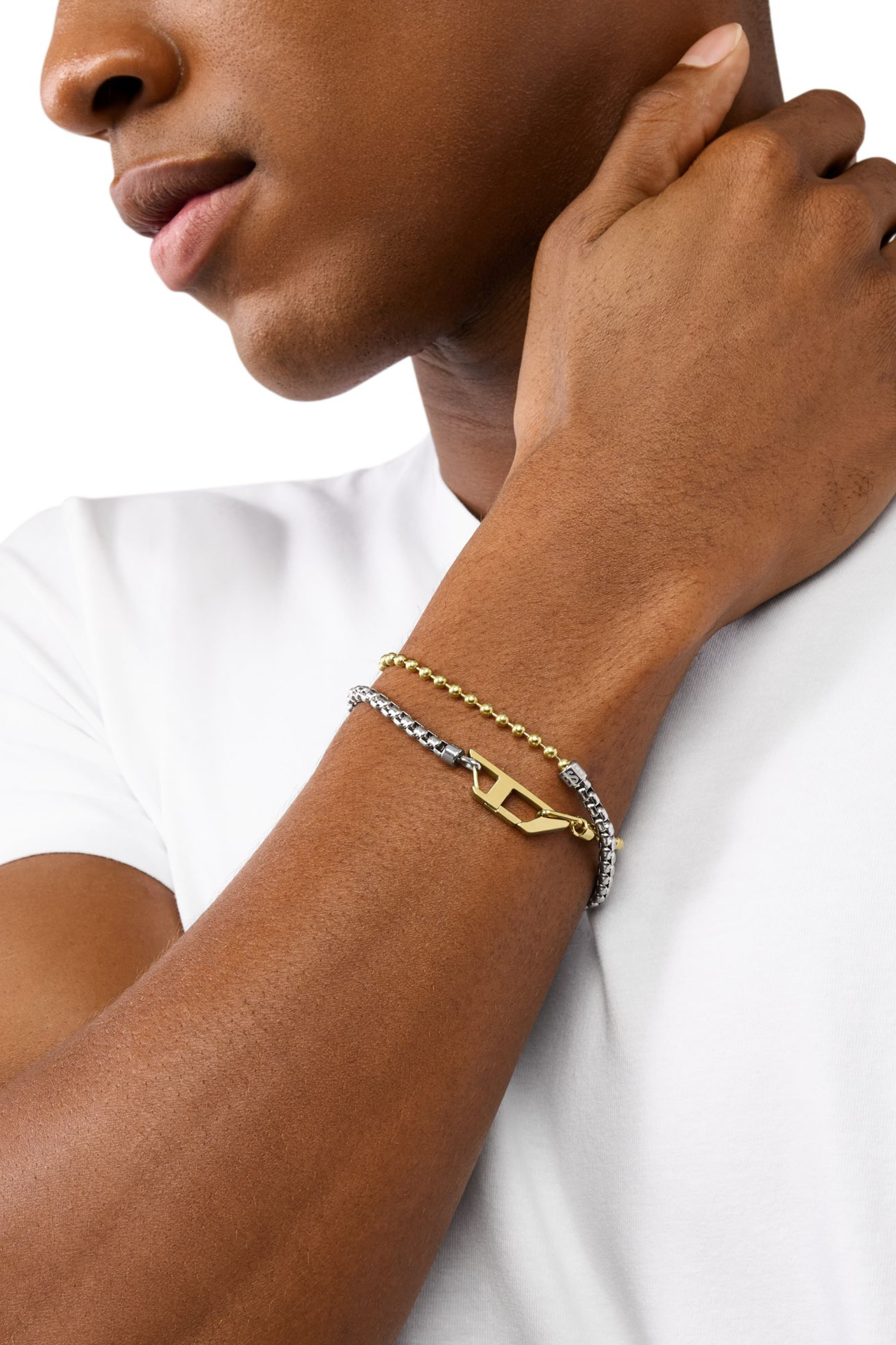 DX1570931 JEWEL ブレスレット｜シルバー｜ウィメンズ｜DIESEL