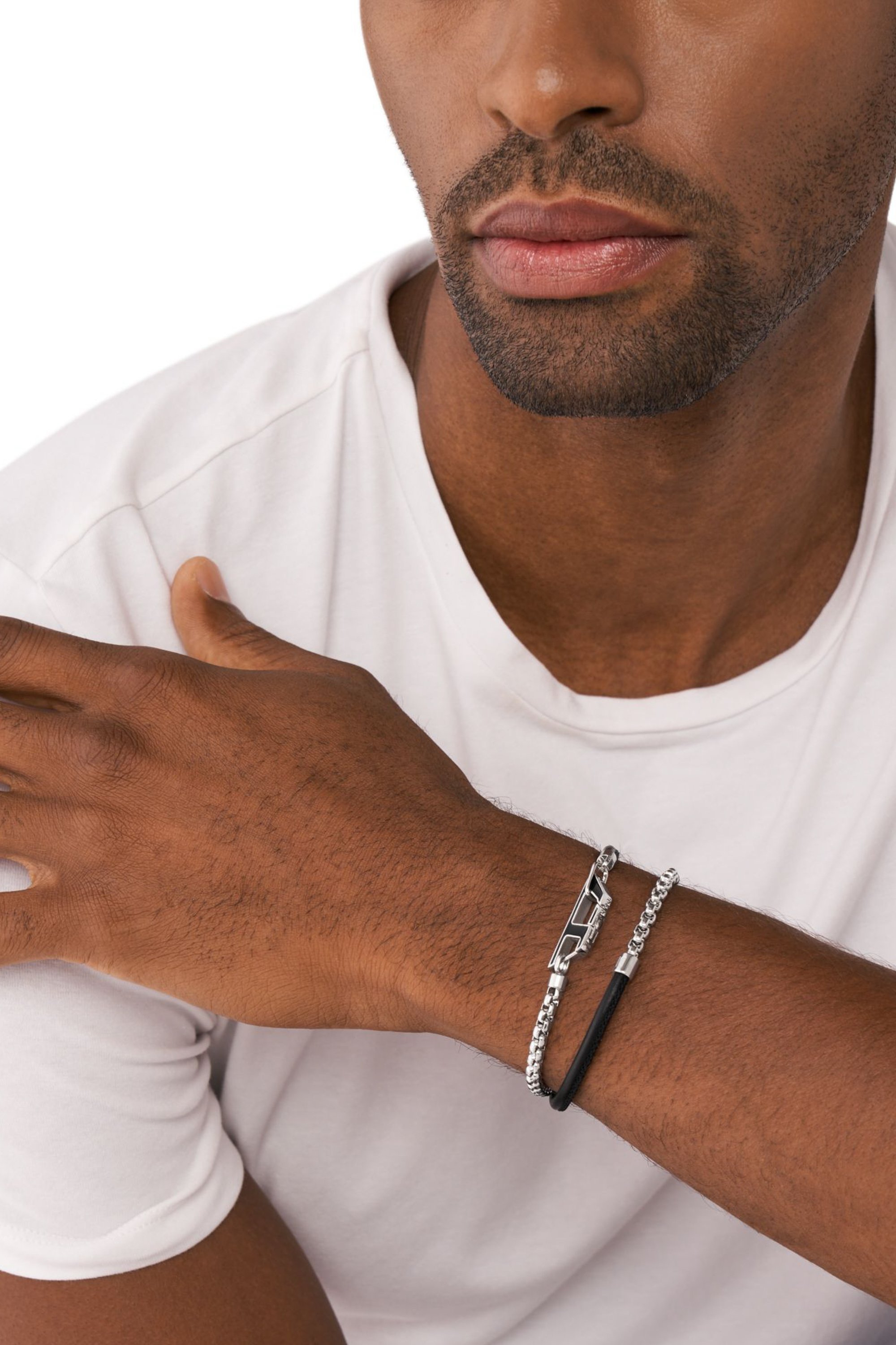 DX1472 ブレスレット｜シルバー｜ウィメンズ｜DIESEL