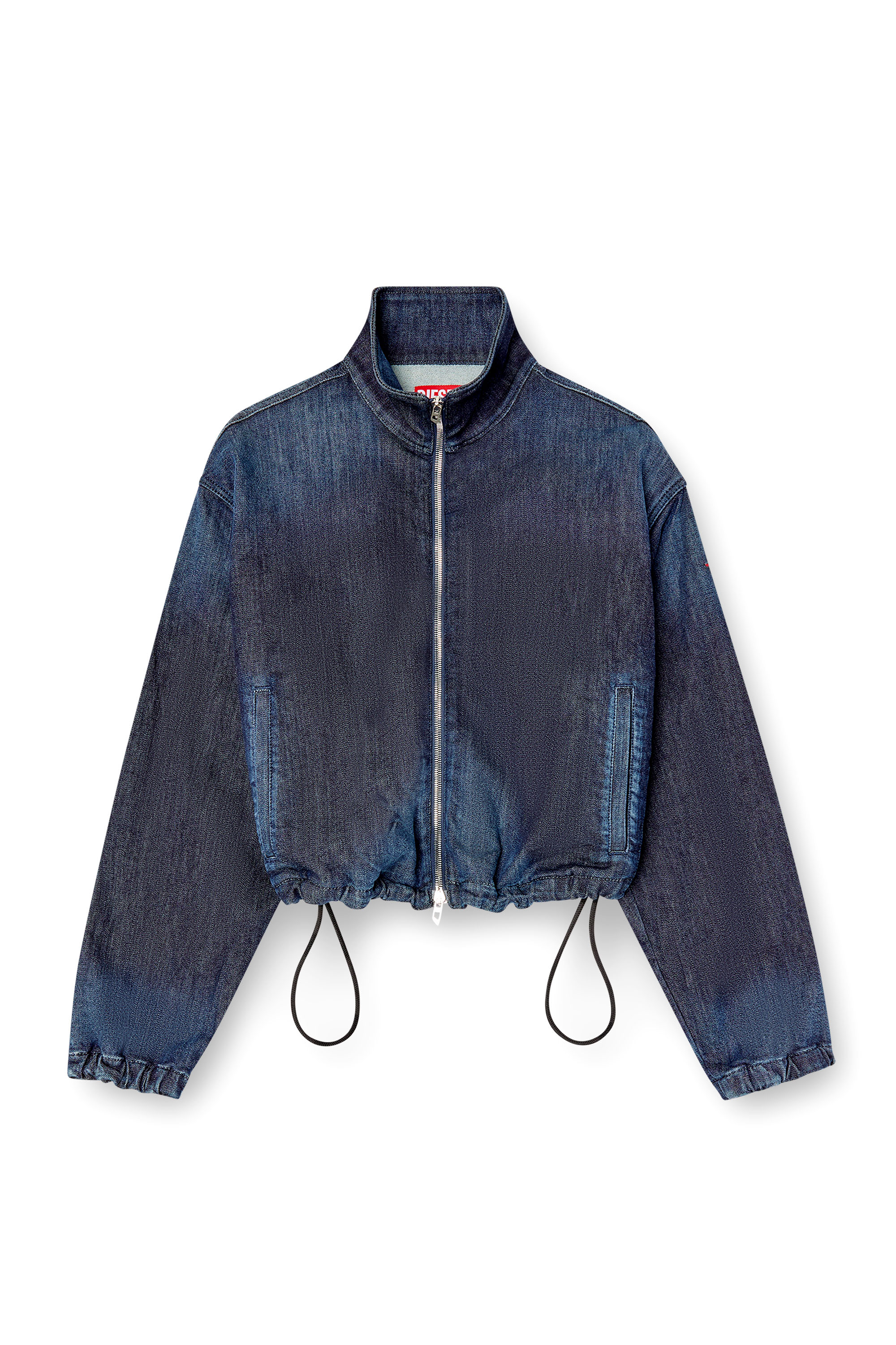 DE-SANDERZ JOGG High-neck JoggJeans jacket｜ブルー｜ウィメンズ｜DIESEL