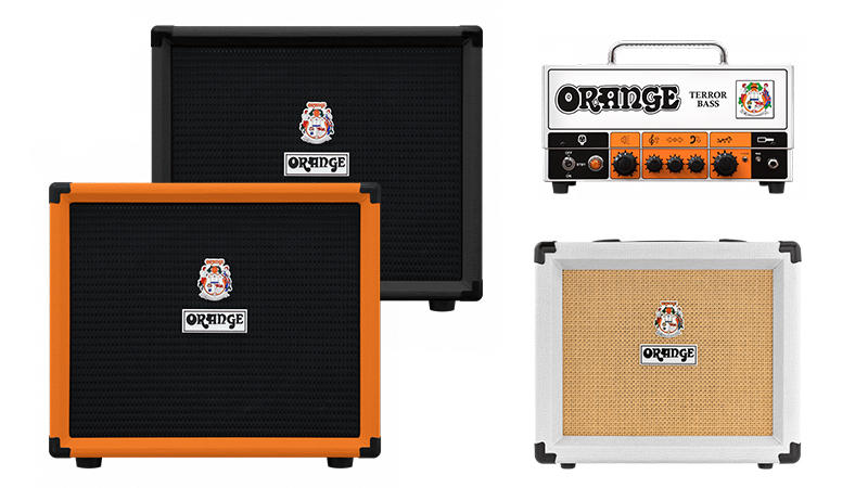 ORANGE／Crush 20 LTD、TERROR BASS、OBC112】限定の小型コンボと注目