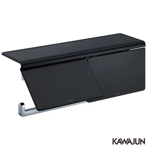 カワジュン SE-42W-XC ダブルペーパーホルダー シェルフ付 通販||紙巻