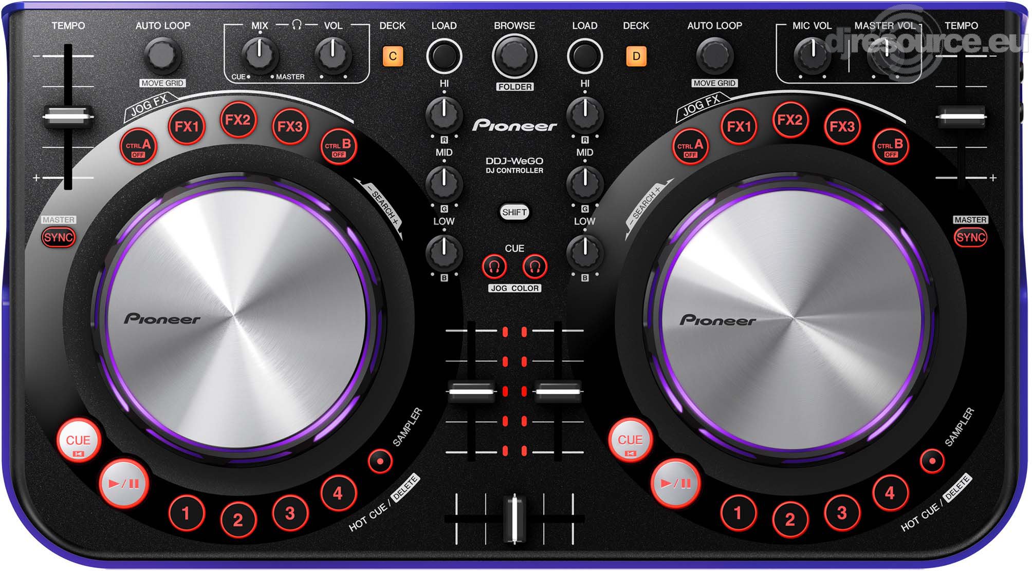 Pioneer DJ › DDJ-WEGO-V › Controller MIDI - Gearbase | DJResource