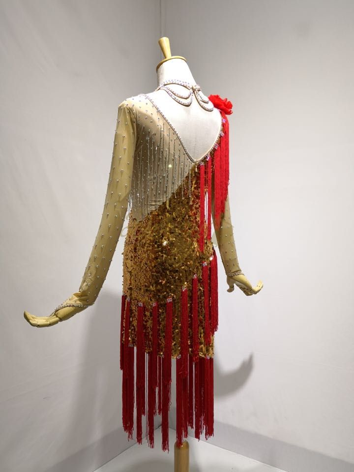 社交ダンスドレス・ラテンドレス・オーダーメイド対応（競技・デモ用