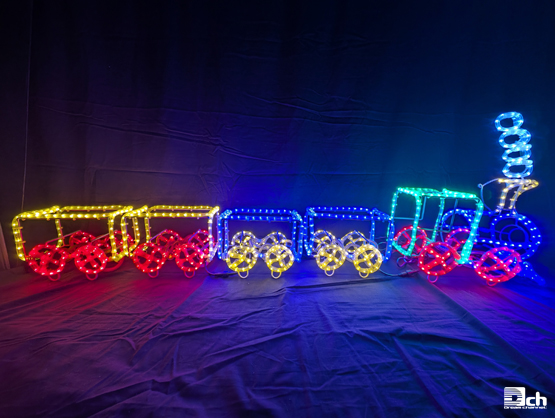 汽車 電車 トレイン 乗り物のイルミネーション|イルミネーション販売