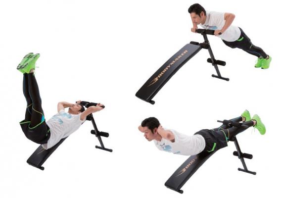 自宅で腹筋運動！4通り使えるシットアップベンチ | BODYMAKER株式会社