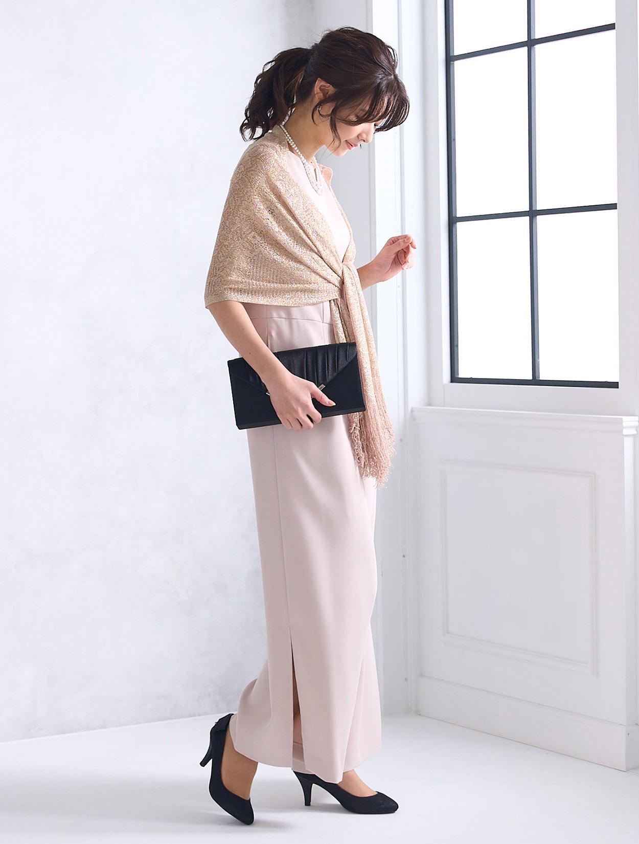 M】ワイドパンツドレス（ベージュ）DPSET0597のレンタルページ｜結婚式