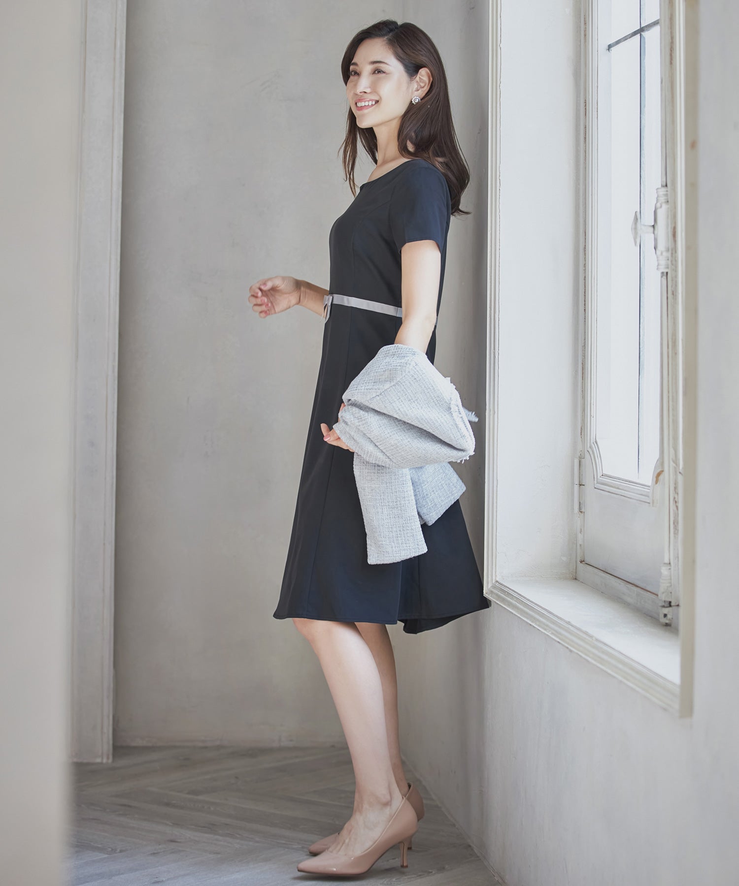 フォーマル レディースフォーマル ワンピース ジャケット 2点セット