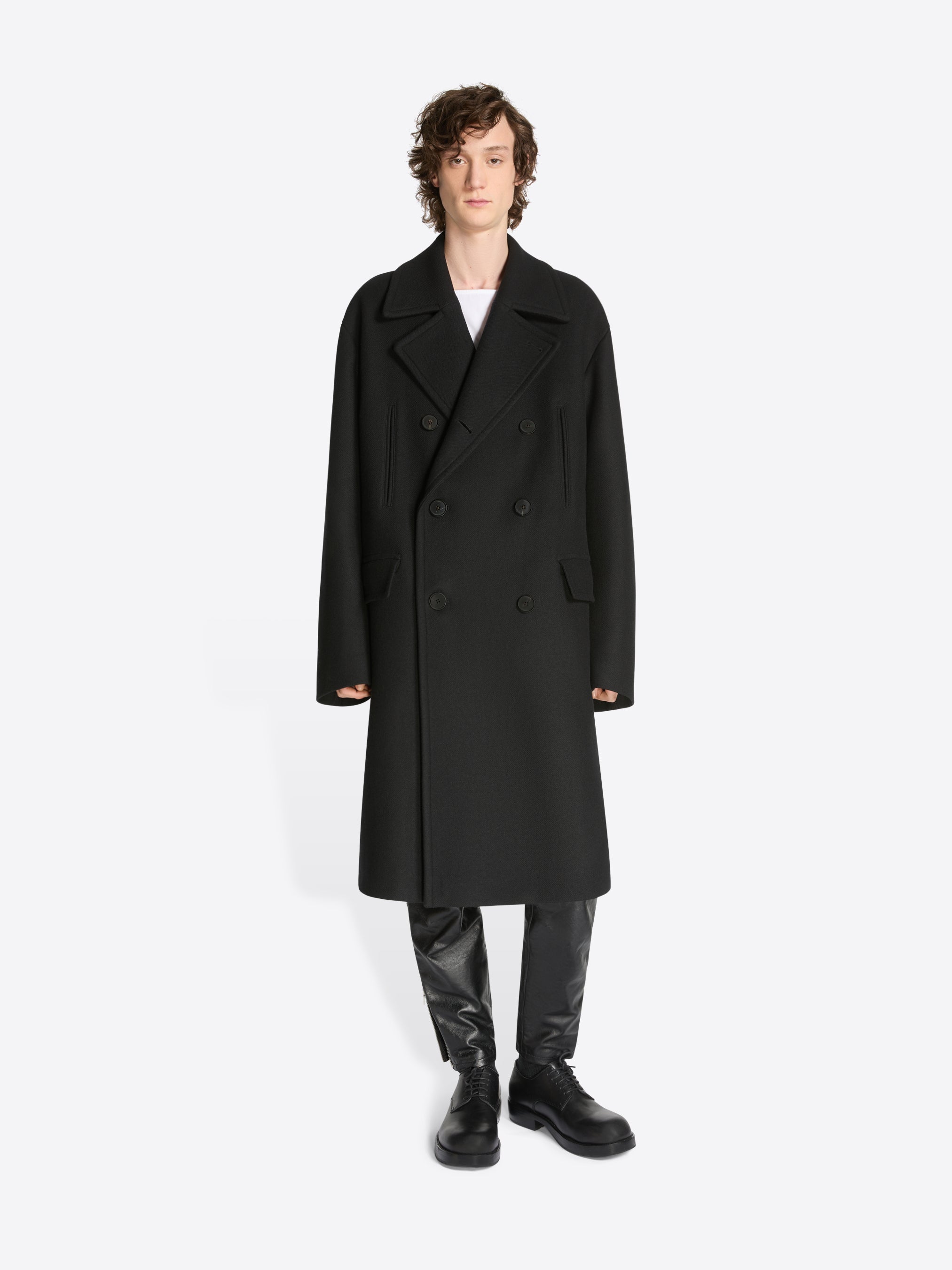 Wool caban coat - Autumn-Winter Men | Dries Van Noten