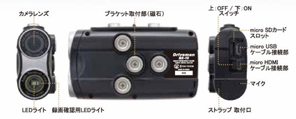 ドライブレコーダー BS-10（ビーエス テン）｜アサヒリサーチ