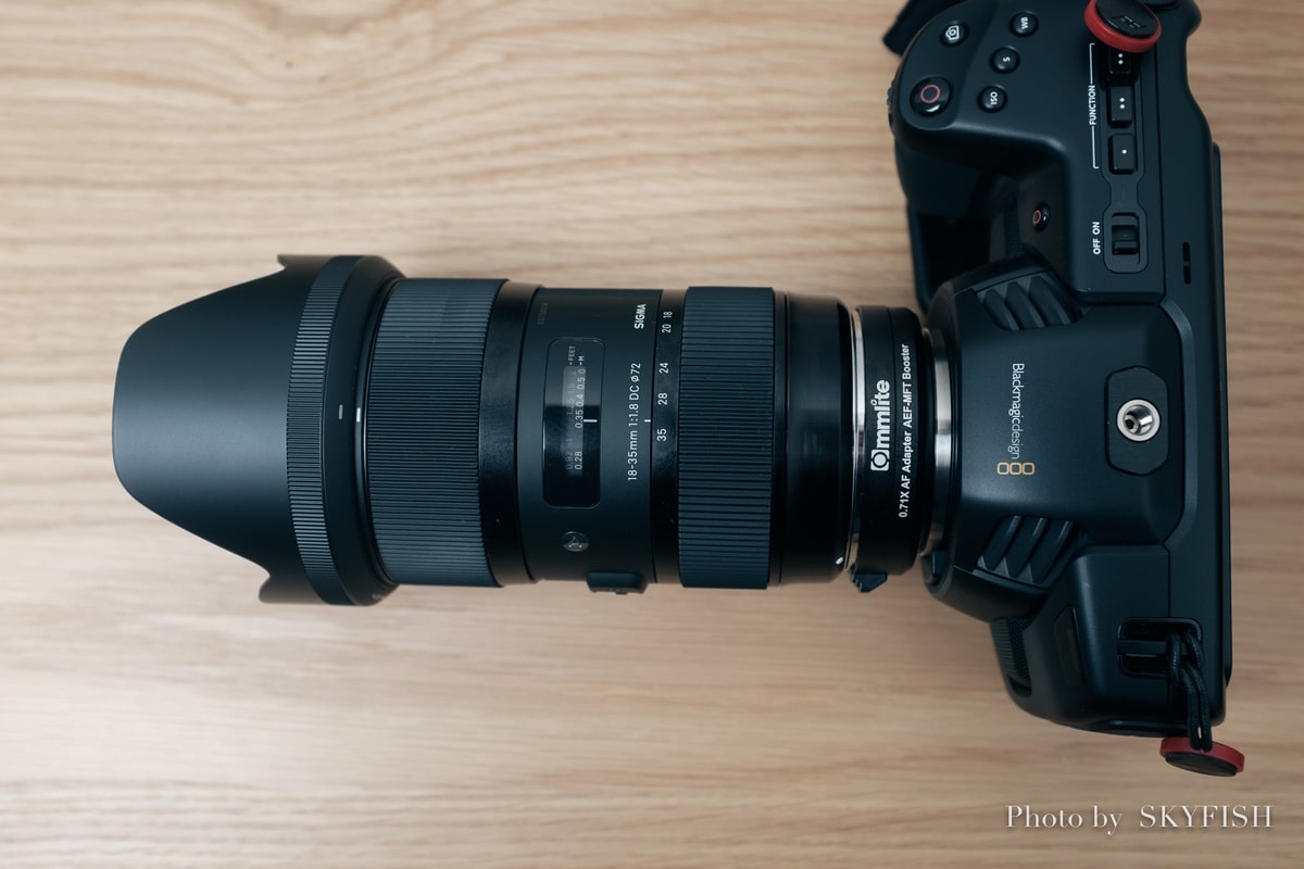 SIGMA 18-35mm F1.8 DC HSM Art】BMPCC4Kの動画撮影用に用意したズーム