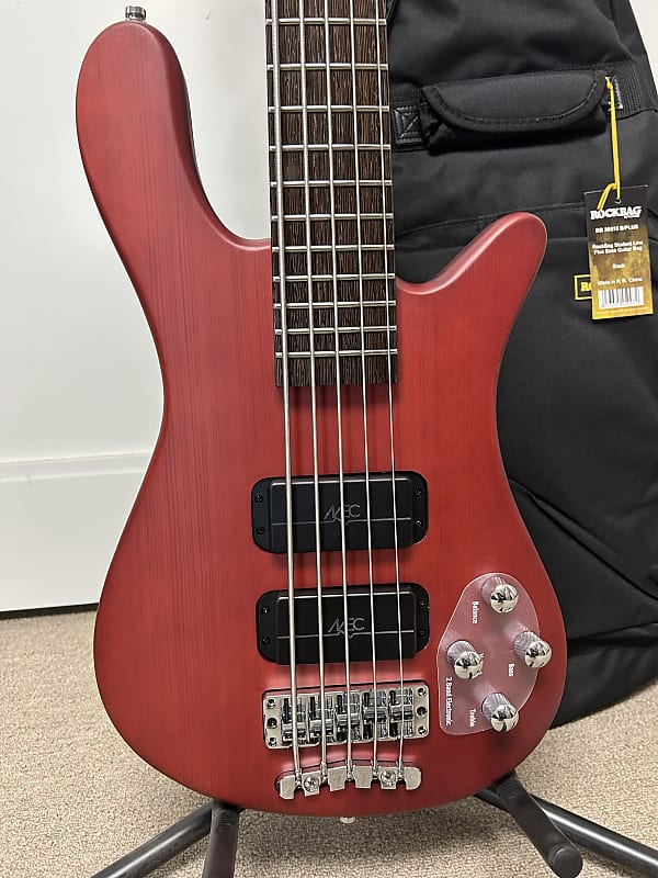 Warwick Rockbass Streamer Standard 5 String Bass -Burgundy Red