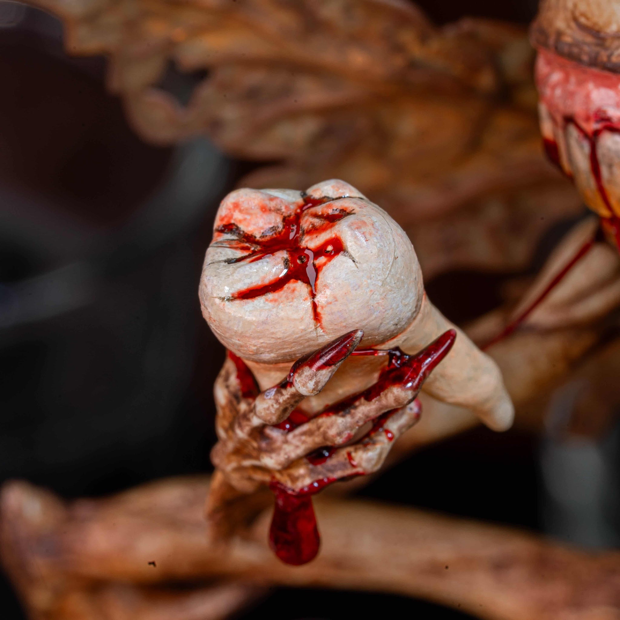 3D Printed Tooth Fairy Hellboy inspired Statue Creepy Wisdom Tooth