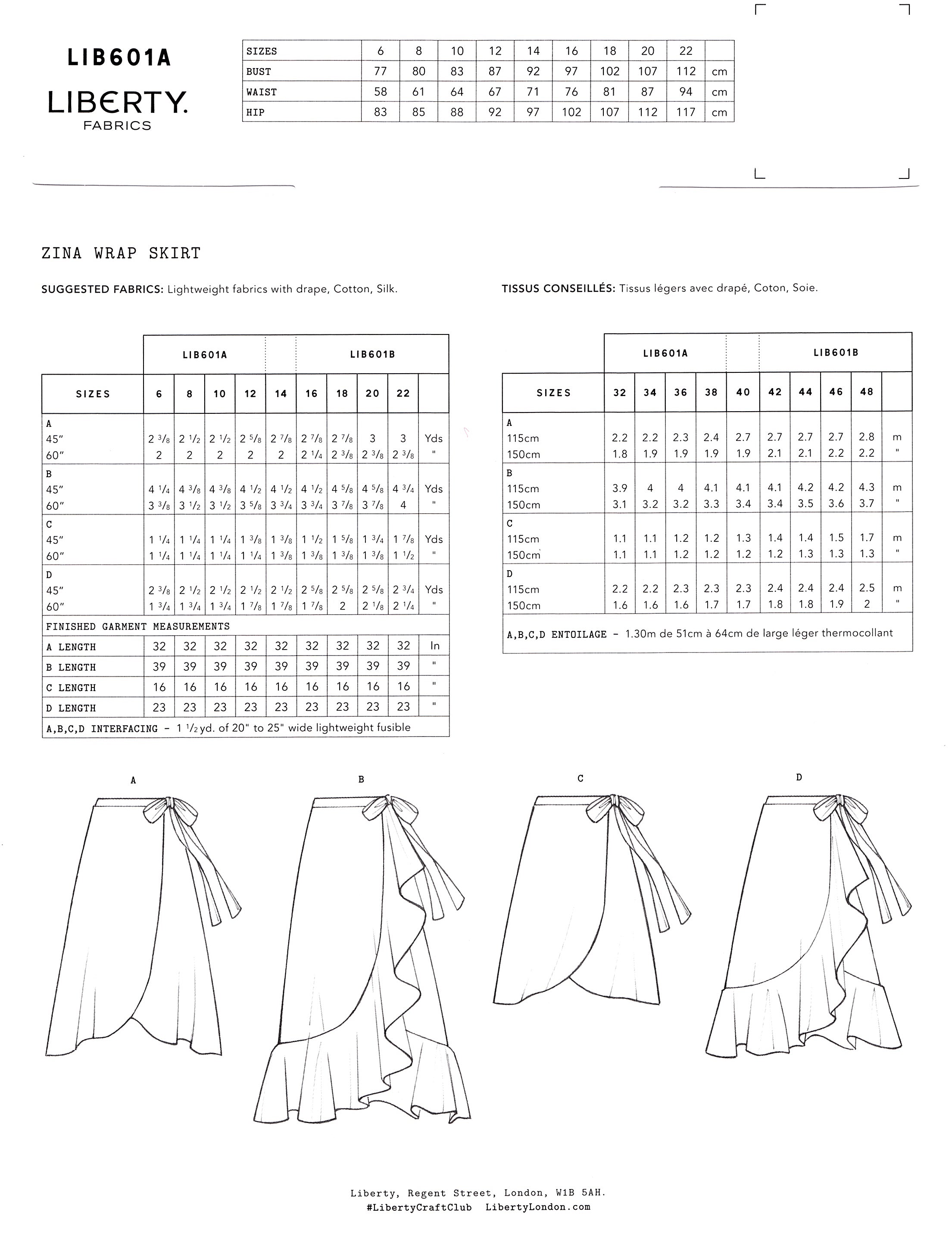 Zina Wrap Skirt Pattern – DuckaDilly