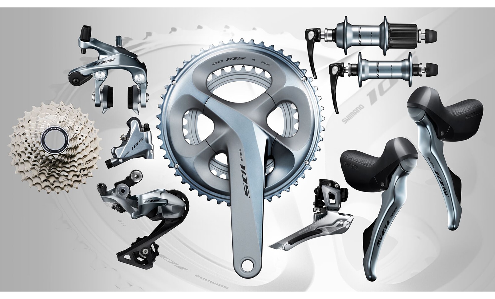 廃盤 R7000 シルバー 4点SET