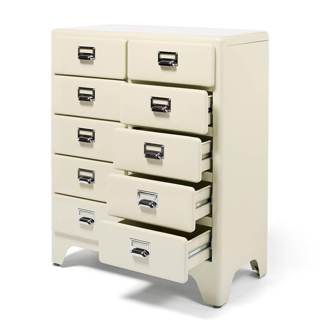 DULTON ONLINE SHOP | 2 COLUMNS BY 5 DRAWERS IVORY(2 COLUMNS(2×5