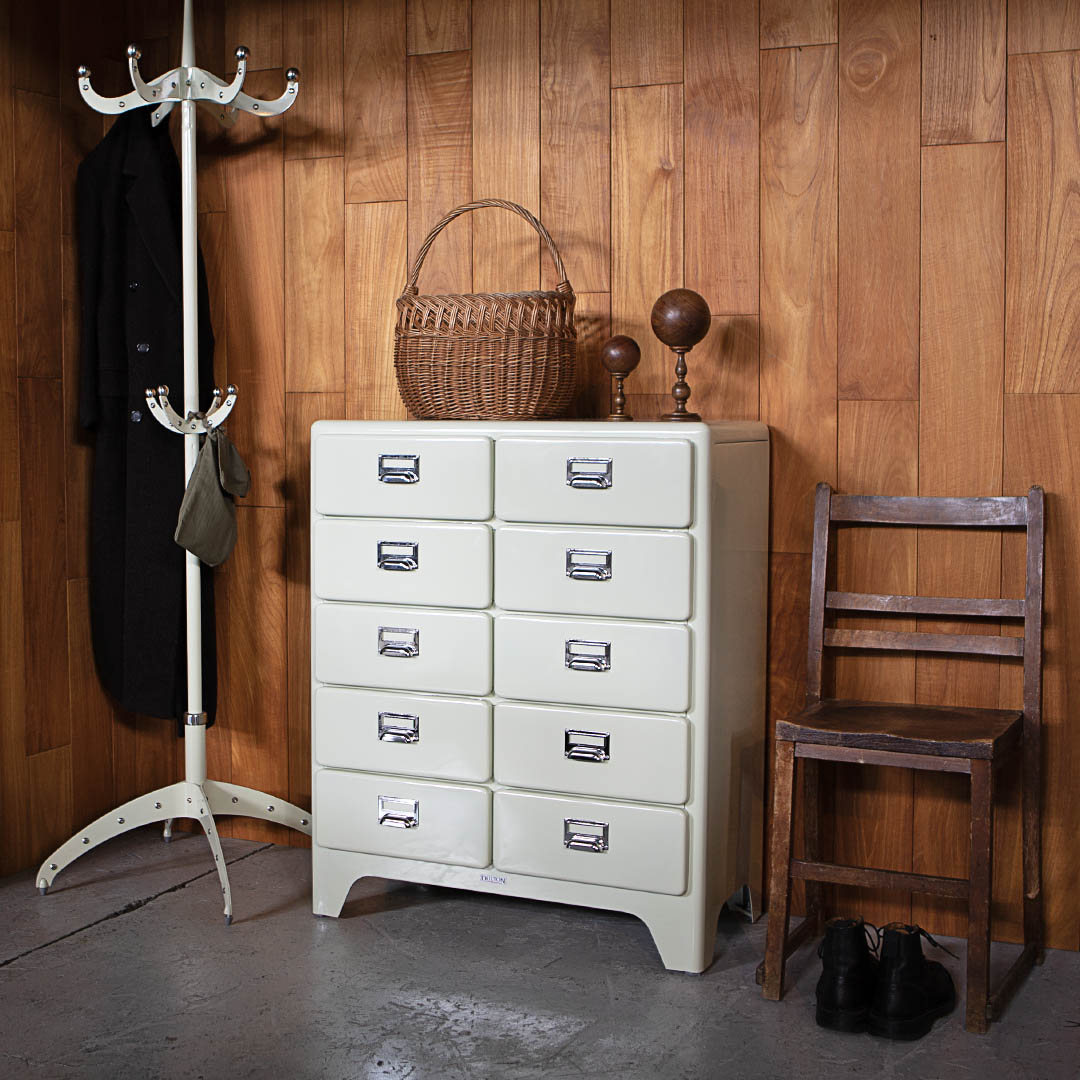 DULTON ONLINE SHOP | 2 COLUMNS BY 5 DRAWERS IVORY(2 COLUMNS(2×5