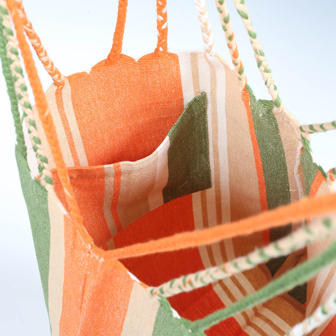 DULTON ONLINE SHOP | HAMMOCK TOTE MULTI ORANGE×GREEN L(L ORANGE