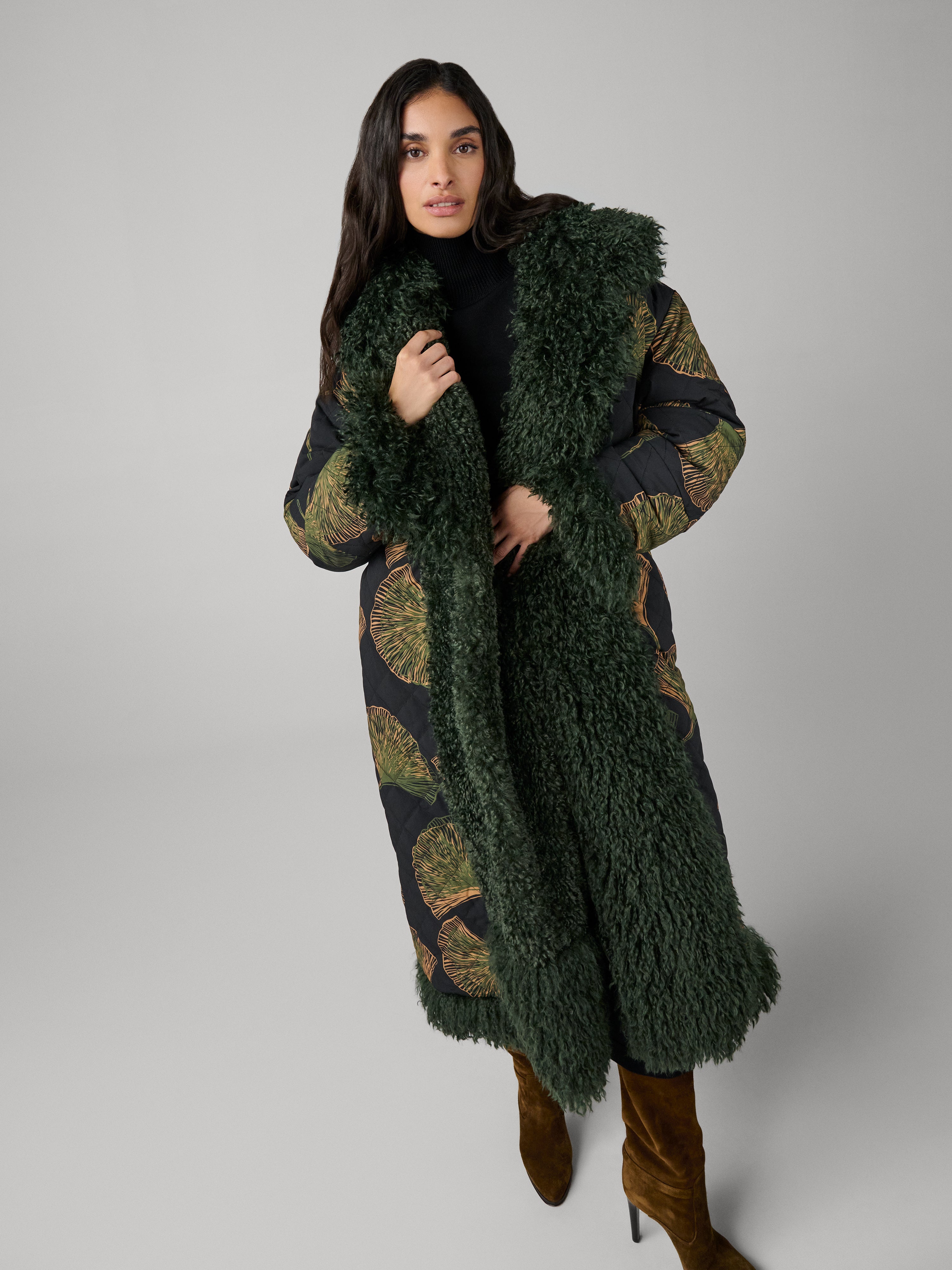 Trixie Reversible Faux Fur Coat – Diane von Furstenberg