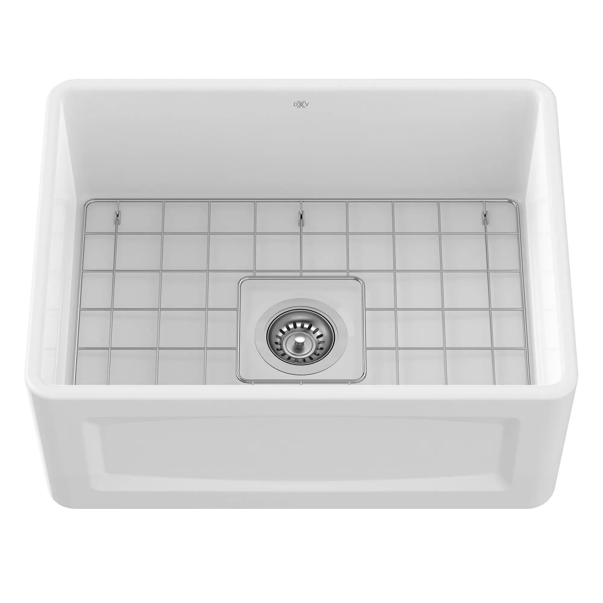 Hillside® 24 In. Apron Kitchen Sink With Center Drain